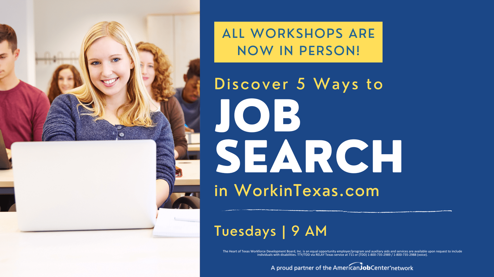 Discover 5 Ways to Job Search in WorkinTexas.com | Tuesday...